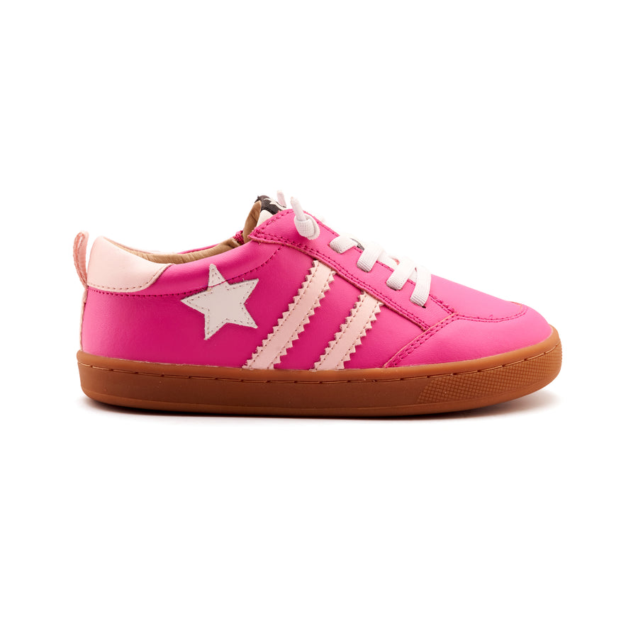 Old Soles Girl's WOS Runner Casual Shoes - Rosy / Nacardo Dalia