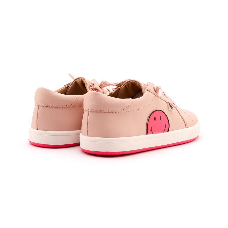 Old Soles Girl's Smiley Jumpa Casual Shoes - Nacardo Dalia / Fluro Pink