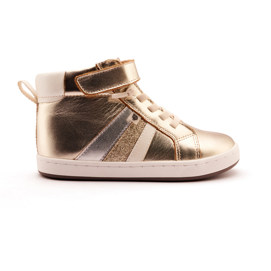 Old Soles Girl's High Sun Ray Casual Shoes - Gold
