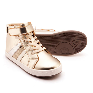Old Soles Girl's High Sun Ray Casual Shoes - Gold