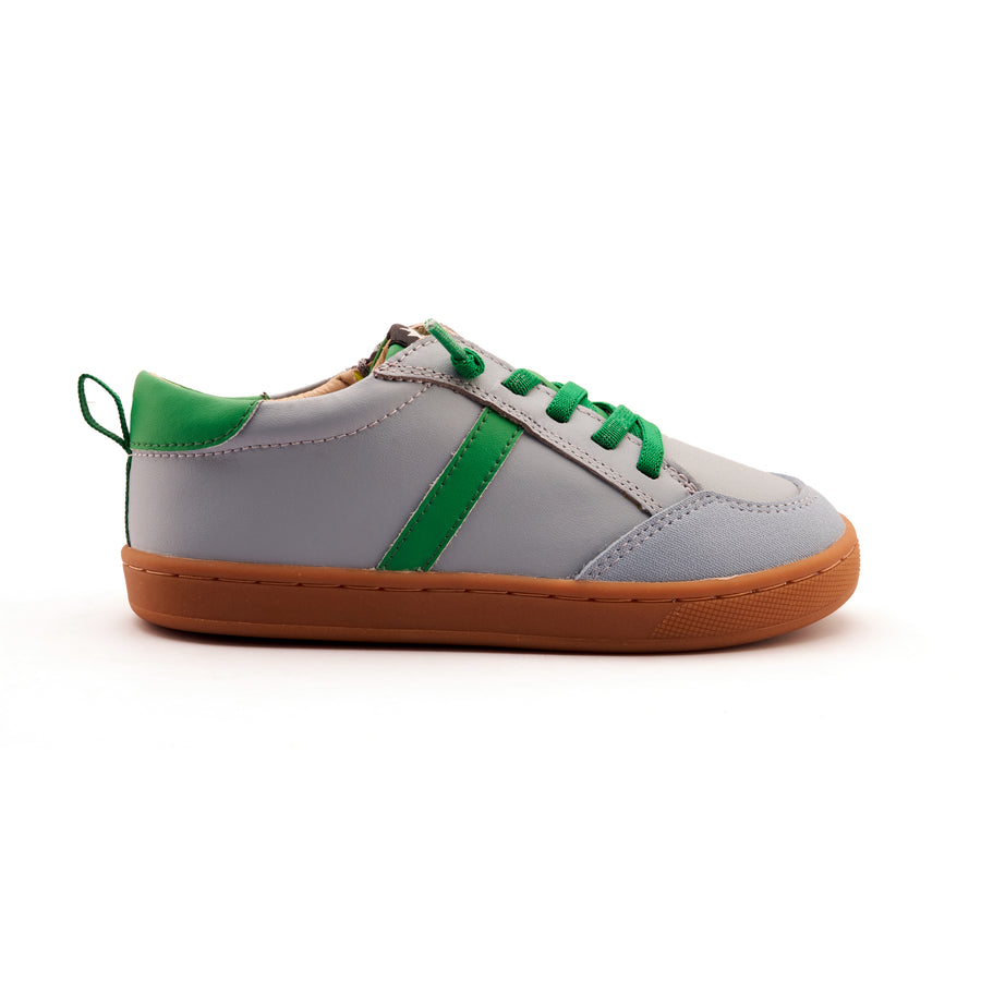 Old Soles Boy's Urban Road Casual Shoes - Dusty Blue / Neon Green