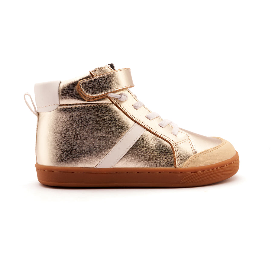Old Soles Girl's and Boy's Urban Roadway Casual Shoes - Gold / Snow