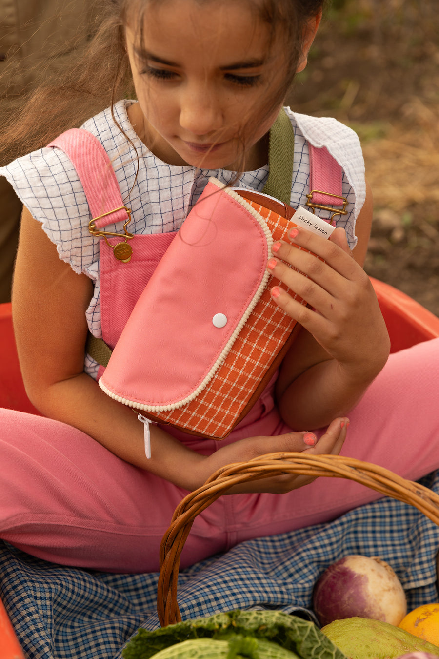 Sticky Lemon Farmhouse Fanny Pack Small, Flower Pink