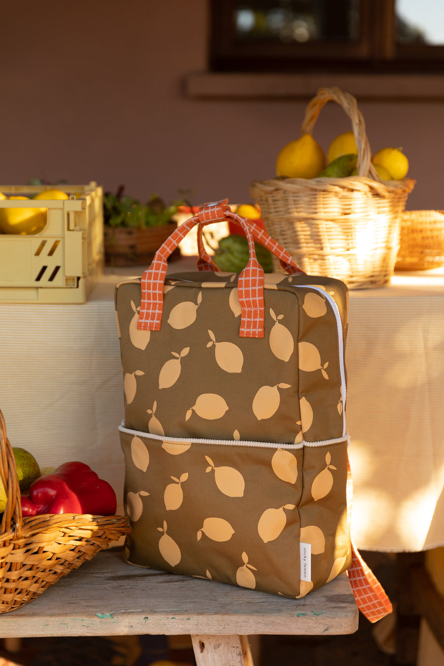 Sticky Lemon Special Edition Pear Farmhouse Large Backpack, Farmhouse