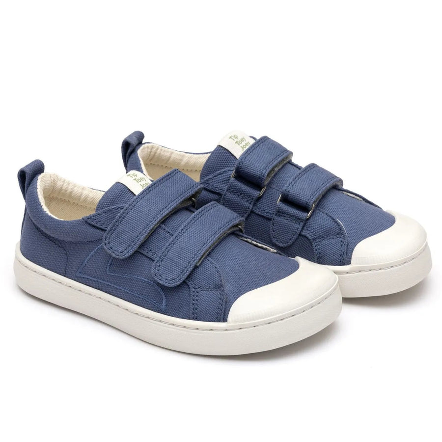 Tip Toey Joey Boy's Ramp Green Sneakers - Lona Azul Klein