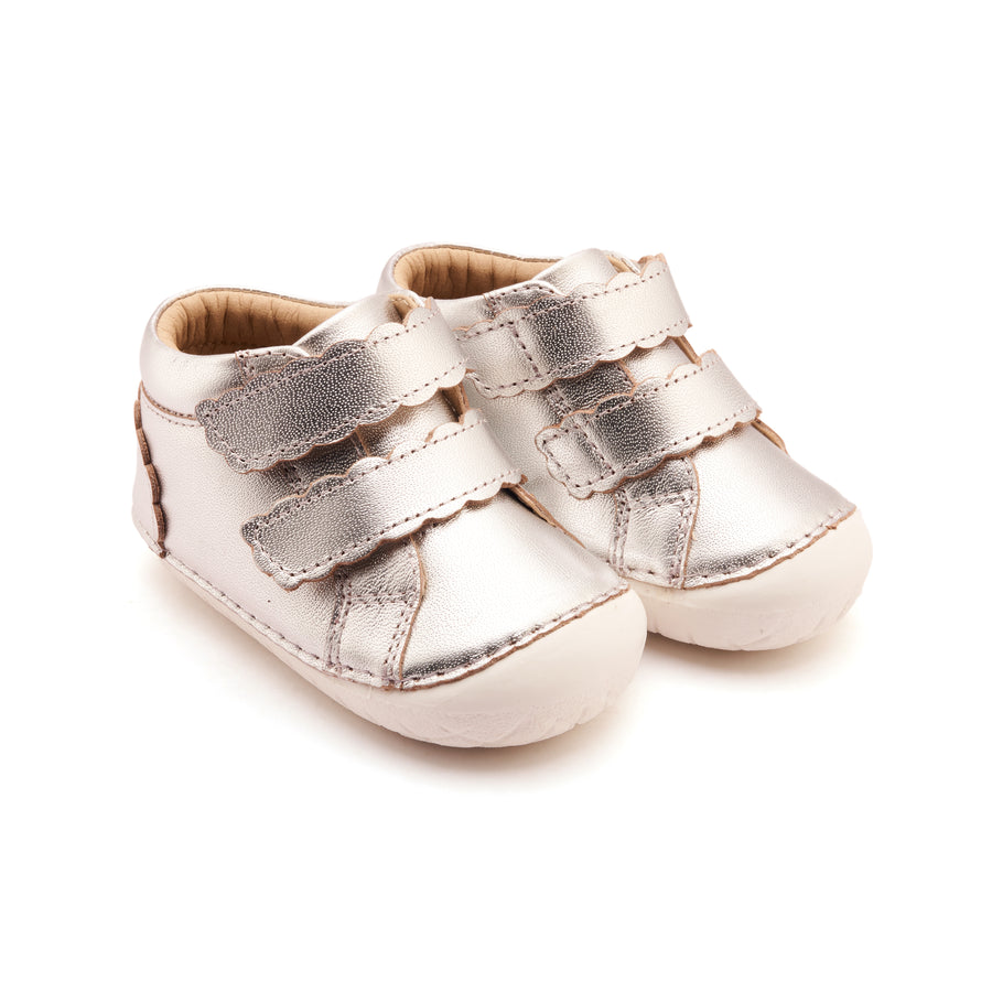 Old Soles Girl's Pave Shade Casual Shoes - Silver / Snow