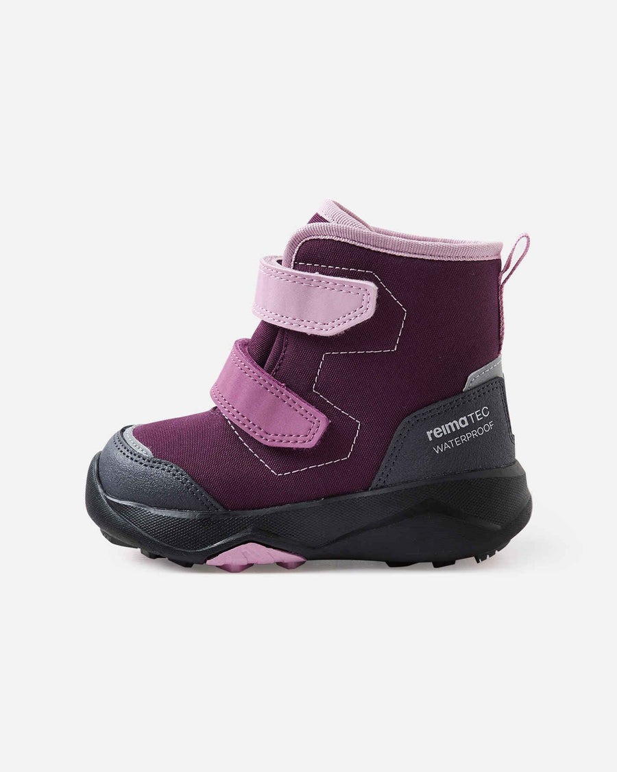 Reima Girl's Talviuni Waterproof Snow Boots, Deep Purple