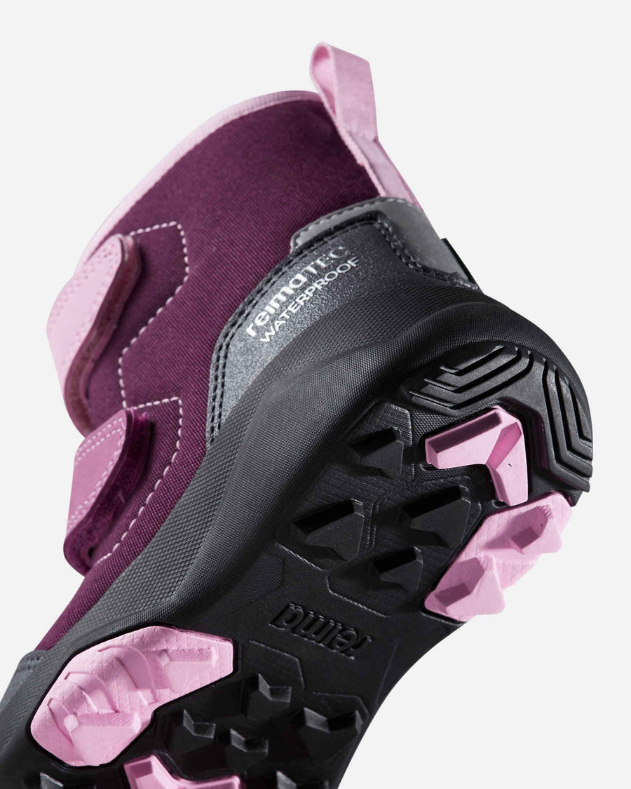 Reima Girl's Talviuni Waterproof Snow Boots, Deep Purple
