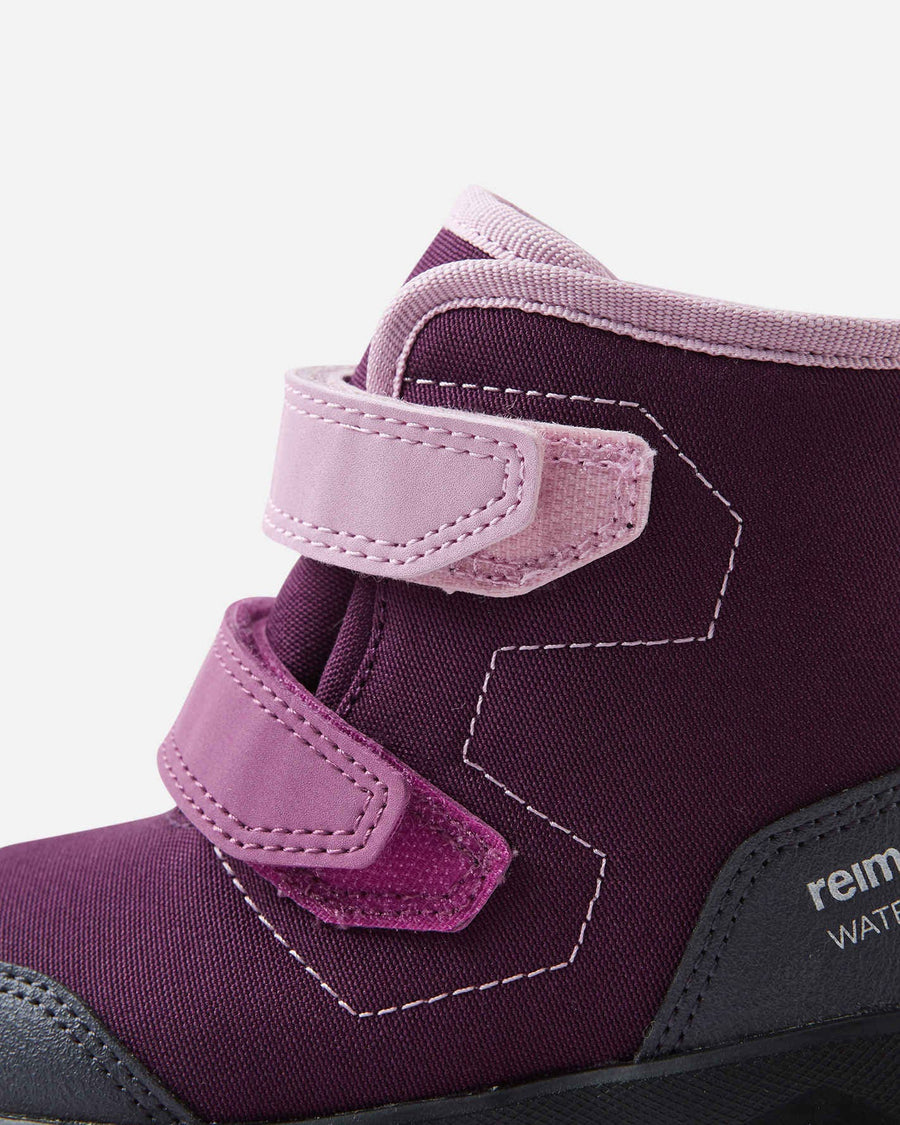 Reima Girl's Talviuni Waterproof Snow Boots, Deep Purple