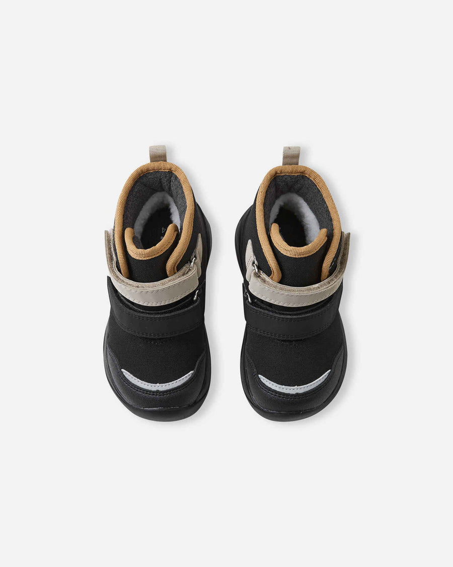 Reima Boy’s and Girl's Talviuni Waterproof Snow Boots, Black