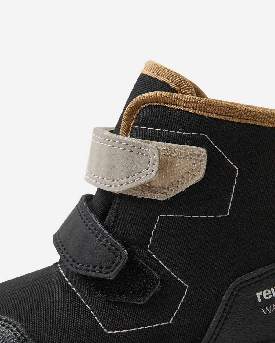 Reima Boy’s and Girl's Talviuni Waterproof Snow Boots, Black