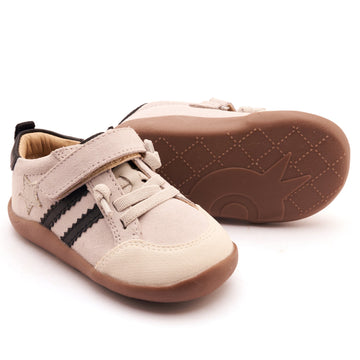 Old Soles Boy's and Girl's Boss Ground Casual Shoes - Sporco / Gris / Black