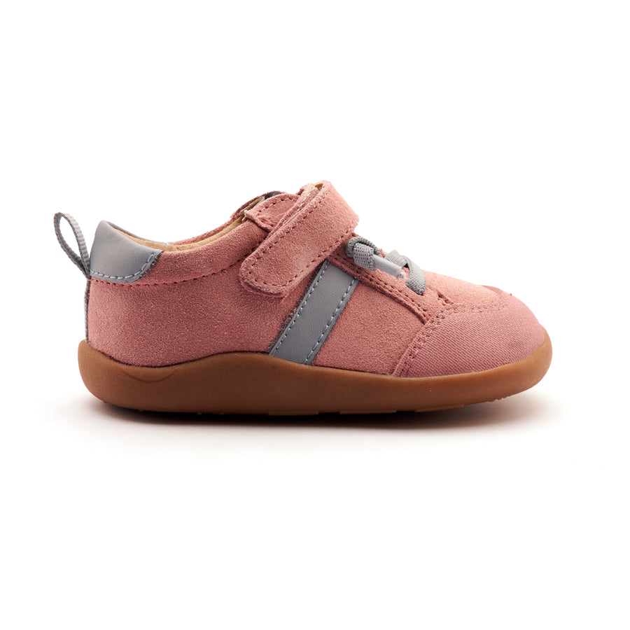 Old Soles Girl's Retro Ground High Tops - Kiss Suede / Dusty Blue