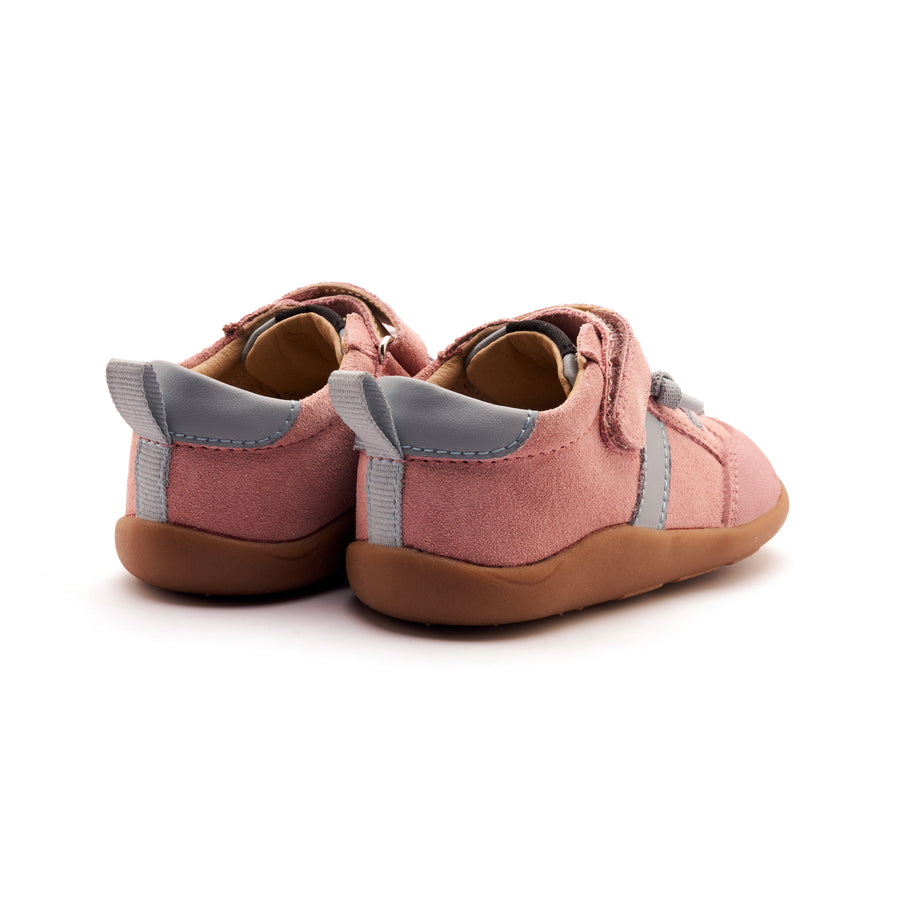 Old Soles Girl's Retro Ground High Tops - Kiss Suede / Dusty Blue