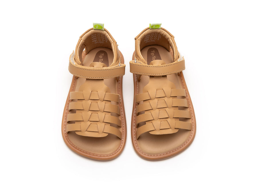 Tip Toey Joey Girl's Athena Sandals - Hay