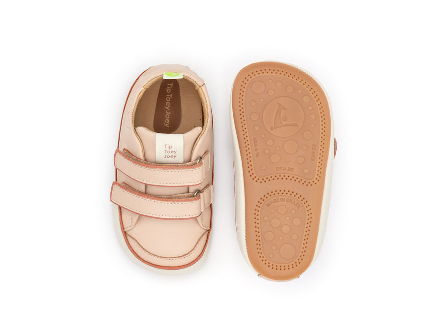 Tip Toey Joey Girl's Bossy Colors Casual Shoes - Papaya Cream / Rosa Seco / Rosa Seco