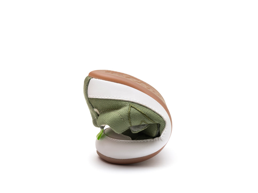 Tip Toey Joey Boy's and Girl's Bossy Green Sneakers - Lona Verde Pistache