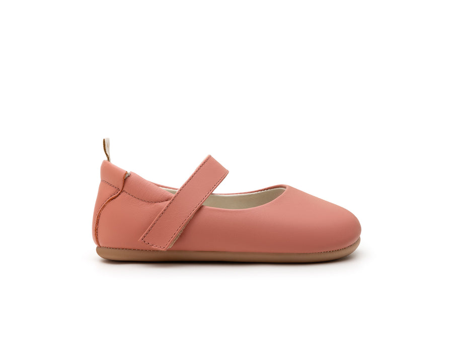 Tip Toey Joey Girl's Dolly Mary Jane Shoes - Rosa Seco