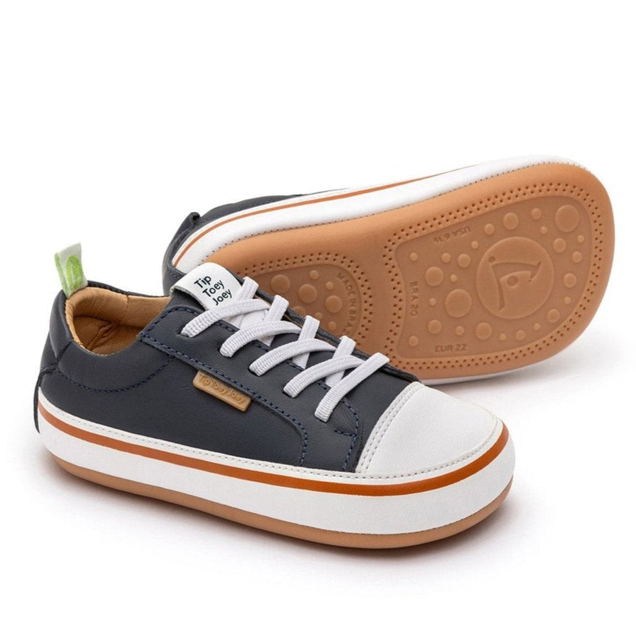 Tip Toey Joey Boy's Funky Casual Shoes - Navy / White