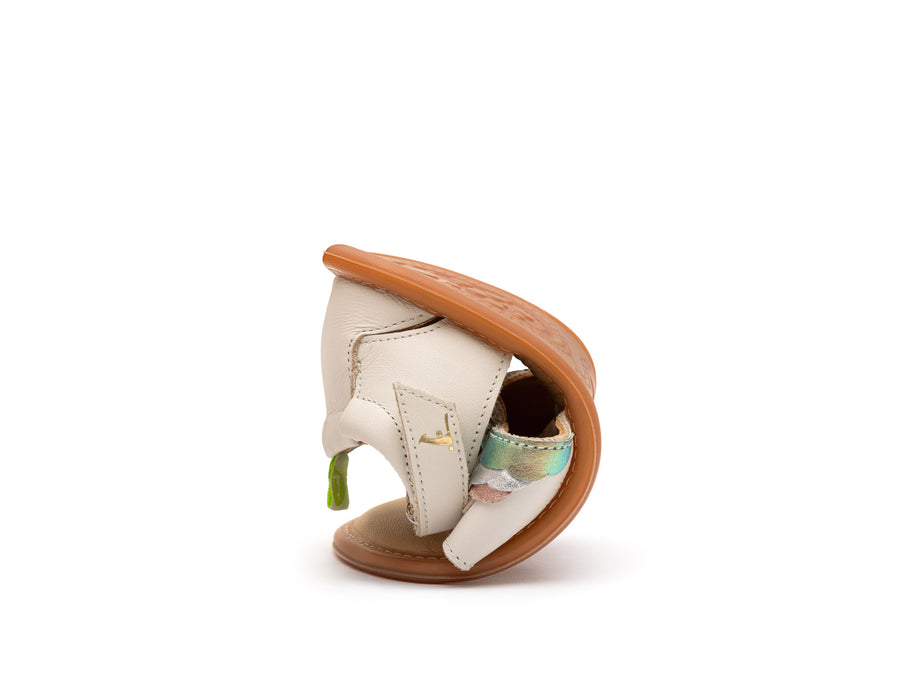 Tip Toey Joey Girl's Hummingbird Sandals - Tapioca / Boreal / White Dream