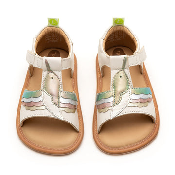 Tip Toey Joey Girl's Hummingbird Sandals - Tapioca / Boreal / White Dream