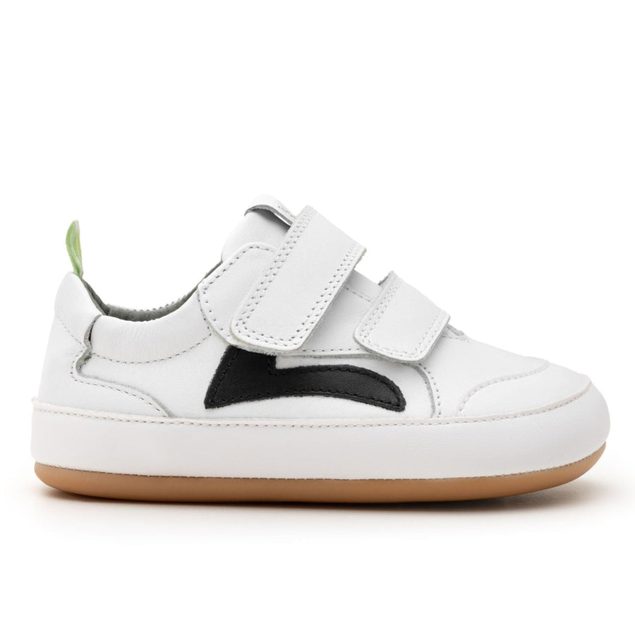 Tip Toey Joey Boy's And Girl's Landy Sneakers - White / Black