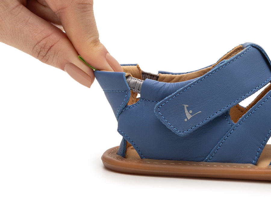 Tip Toey Joey Boy's Sandy Sandals - Blue Tang