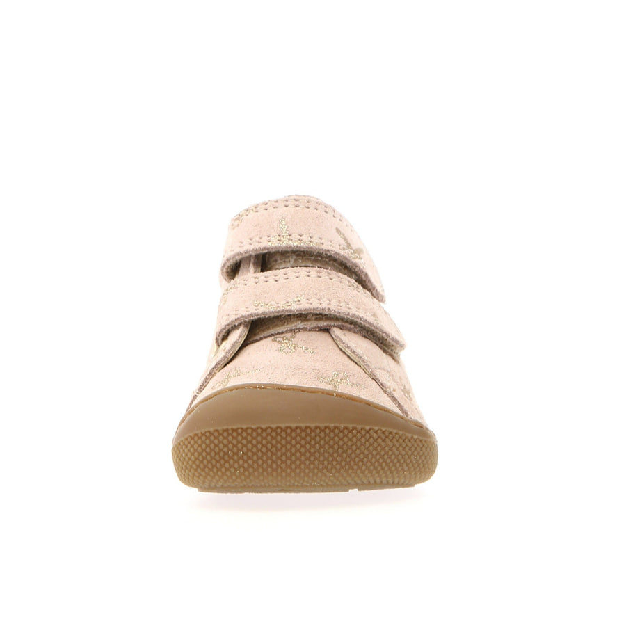 Naturino Girl's Amur Barefoot Shoes  - Cipria Bows Print Suede