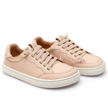 Tip Toey Joey Girl's Breeze Casual Shoes - Papaya Cream / Metalic Salmon