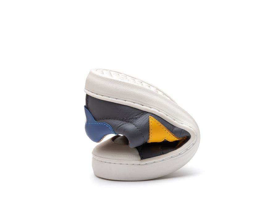 Tip Toey Joey Boy's Ground Sneakers - Slate Blue / Caja / Blue Tang