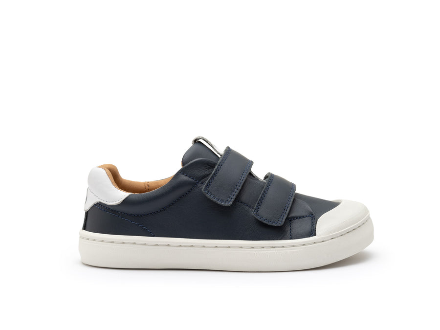 Tip Toey Joey Boy's and Girl's Ramp Sneakers - Navy / White