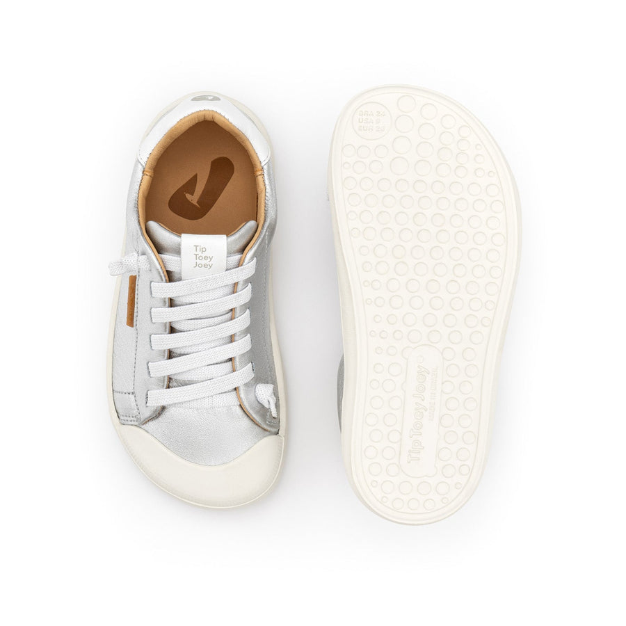 Tip Toey Joey Boy's and Girl's Volt Casual Shoes - Sterling Silver