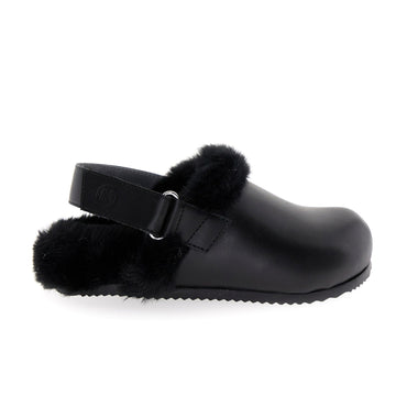 Naturino Girl's Marill Ballerina Shoes - Black/Black