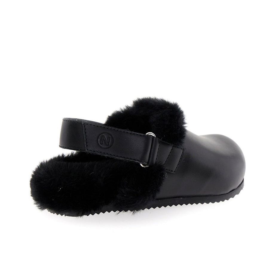 Naturino Girl's Marill Ballerina Shoes - Black/Black