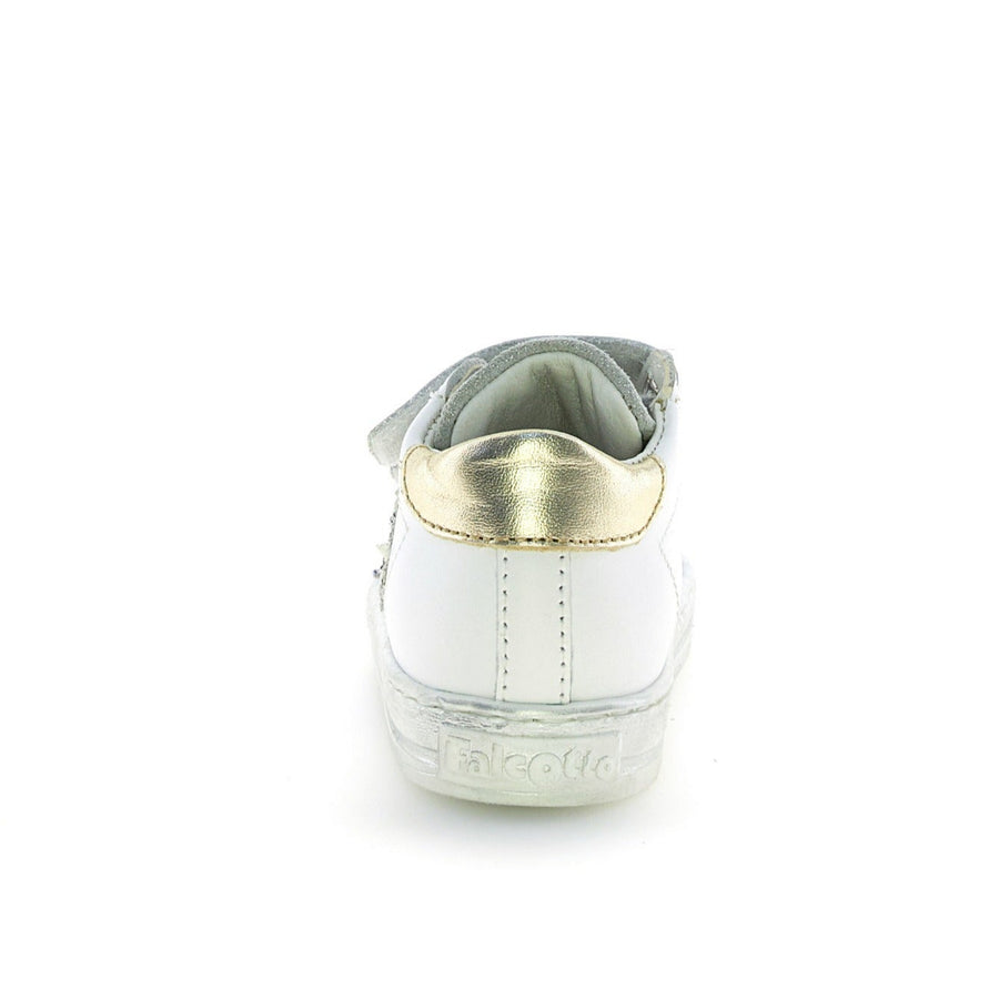 Falcotto Girl's Sasha Vl Casual Shoes - White/Silver