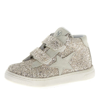 Naturino Girl's Pinn High Vl Casual Shoes - Platinum/Milk