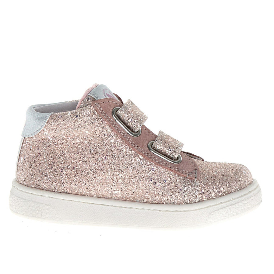 Naturino Girl's Pinn High Vl Casual Shoes with Hoop and Loop Fastener - Cipria/Pink