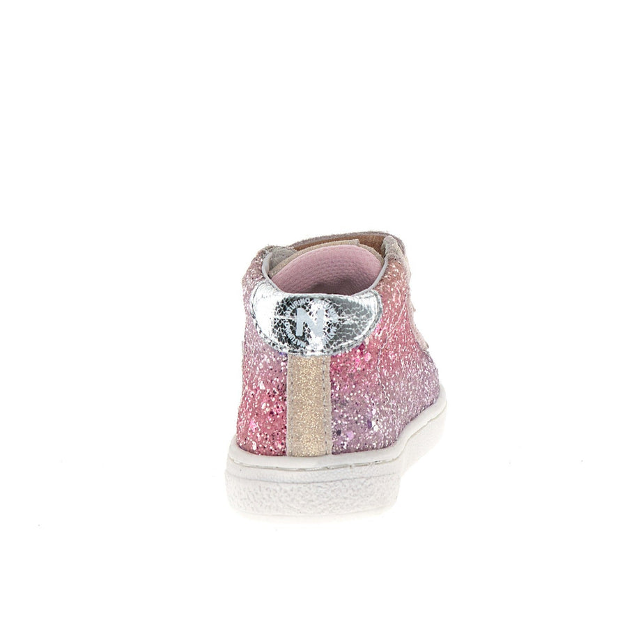 Naturino Girl's Pinn High Vl Casual Shoes - Pink/Multi/Silver