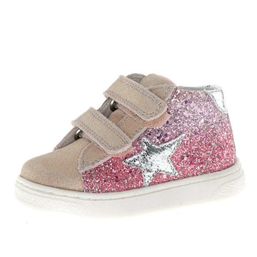 Naturino Girl's Pinn High Vl Casual Shoes - Pink/Multi/Silver