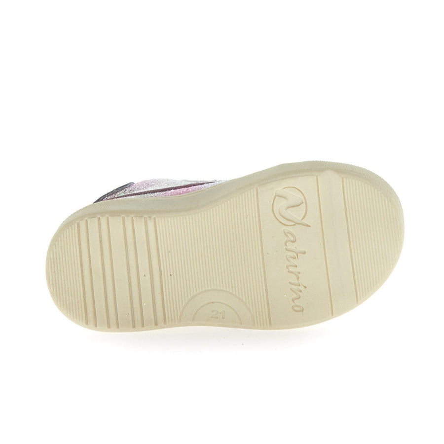 Naturino Girl's Singery Vl Casual Shoes - Multi/Silver/Lilac