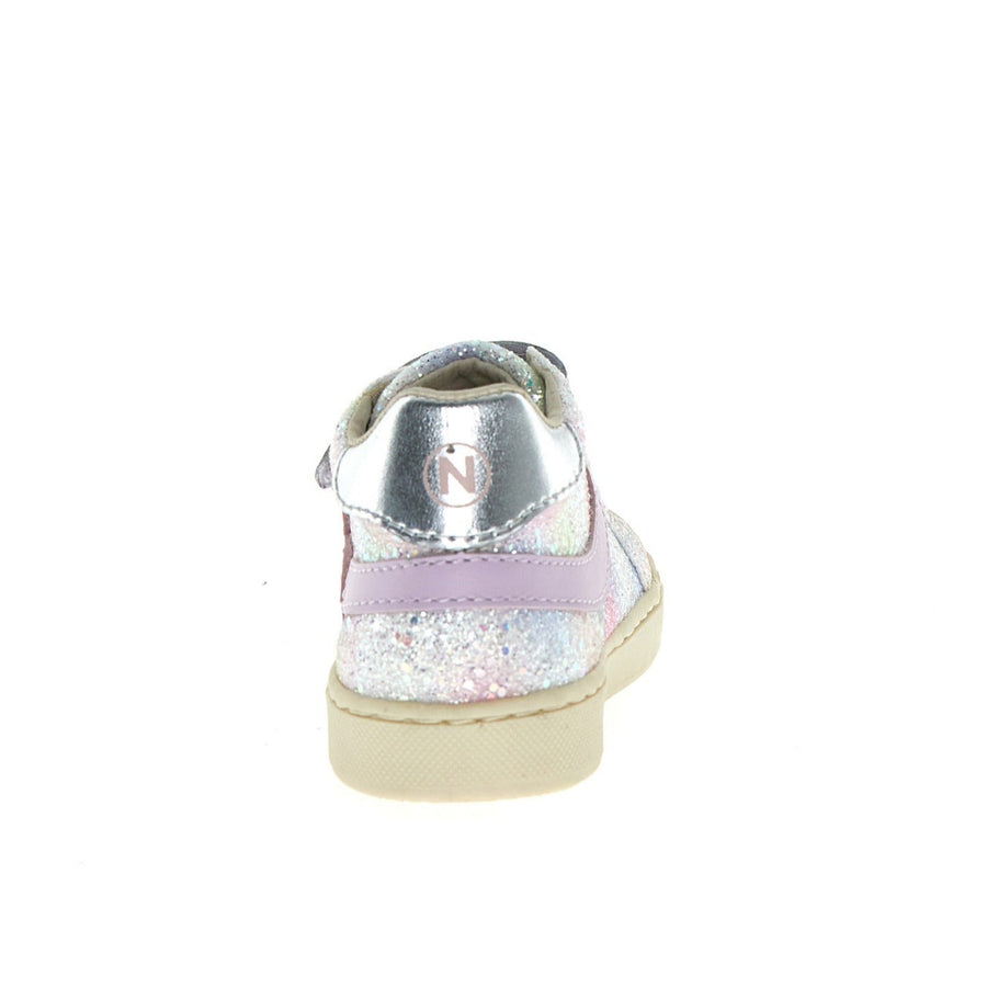 Naturino Girl's Singery Vl Casual Shoes - Multi/Silver/Lilac