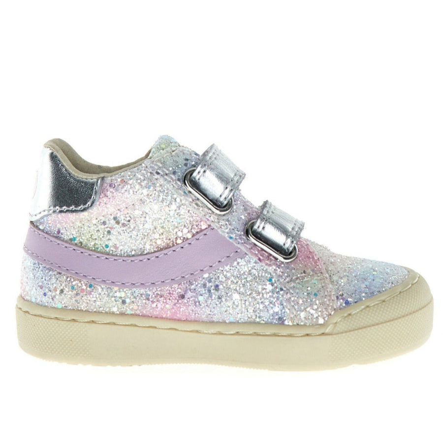 Naturino Girl's Singery Vl Casual Shoes - Multi/Silver/Lilac