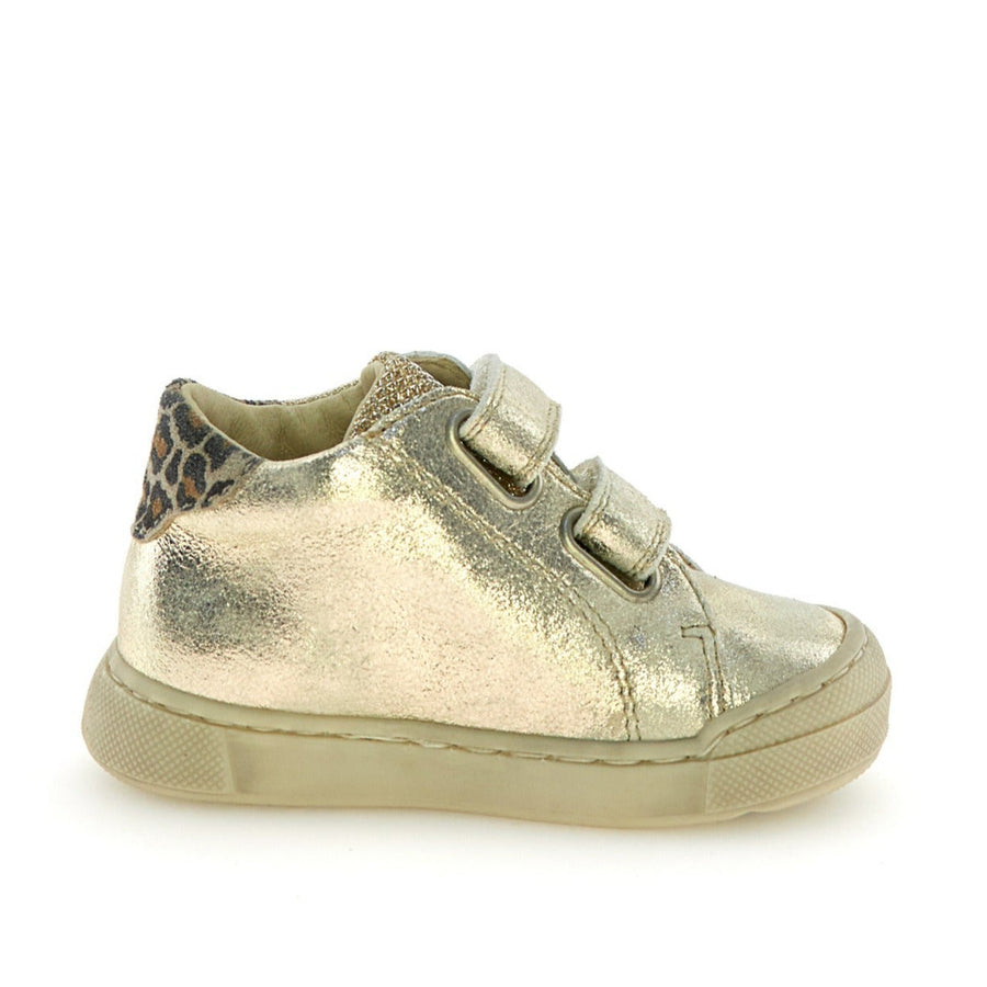 Falcotto Girl's Palom Vl Casual Shoes with Hoop and Loop Fastener - Platinum