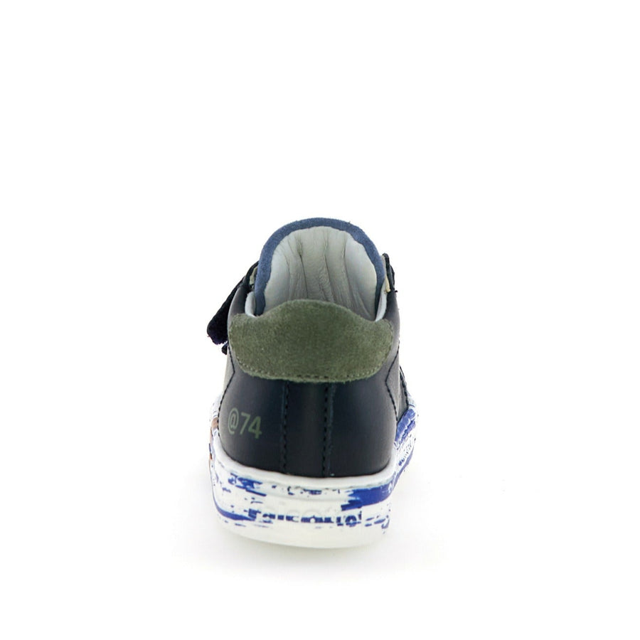 Falcotto Boy's Salazar 3 Vl Casual Shoes - Navy/Celeste/Olive