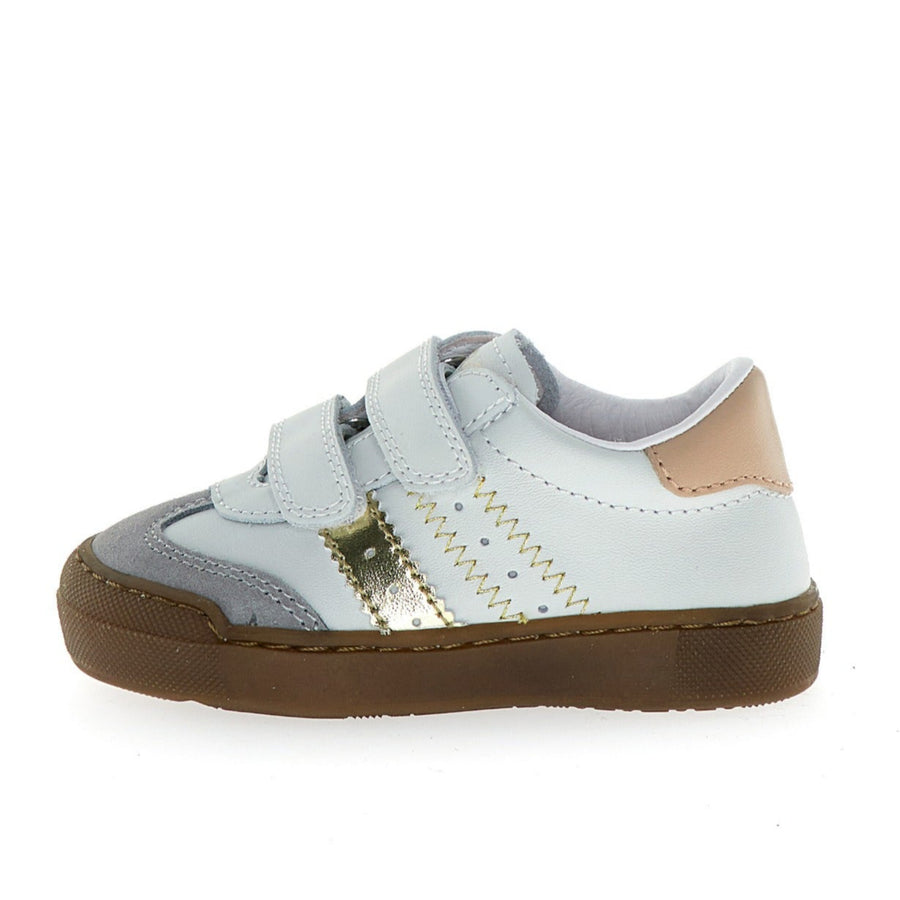 Naturino Girl's Riby Vl Casual Shoes - Grey/White/Platinum