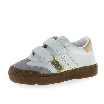 Naturino Girl's Riby Vl Casual Shoes - Grey/White/Platinum