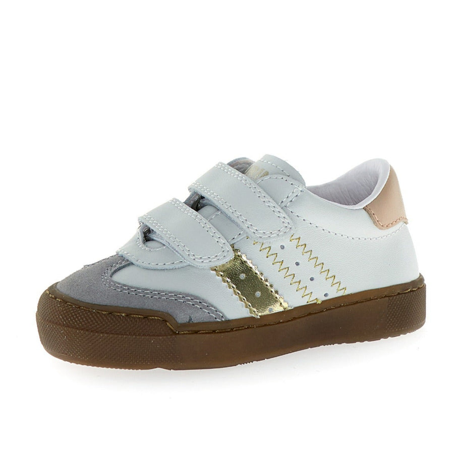 Naturino Girl's Riby Vl Casual Shoes - Grey/White/Platinum