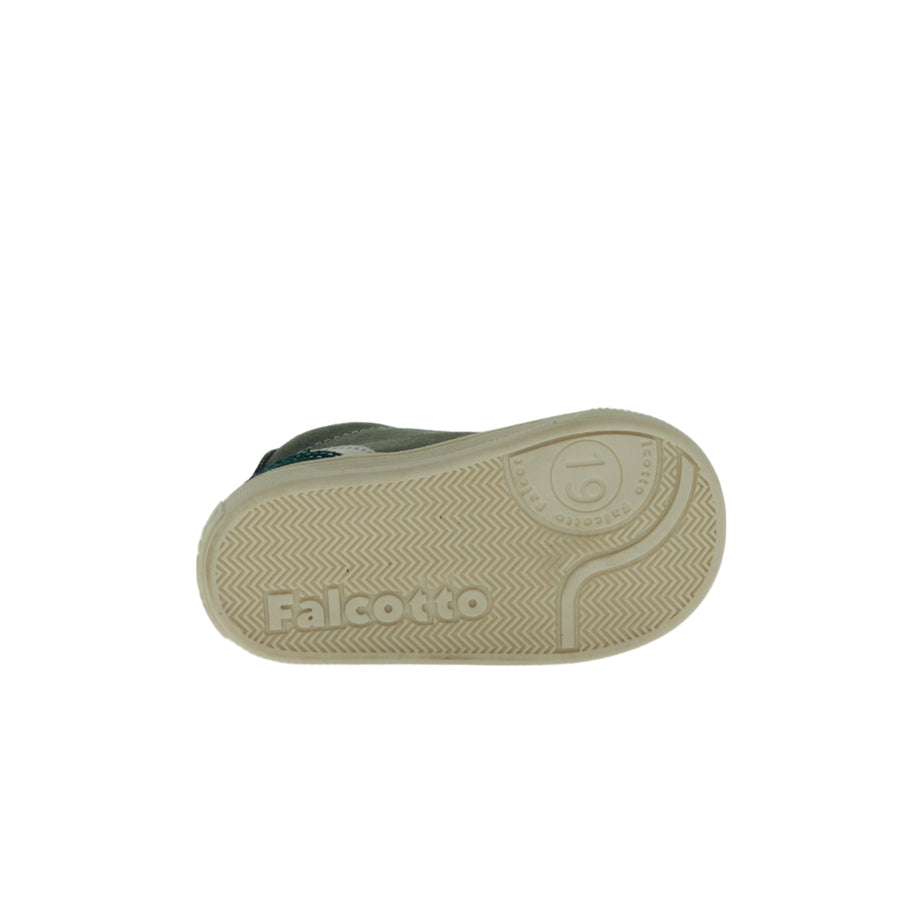Falcotto Boy's and Girl's Stripi Vl Casual Shoes, Militare/Olive/Milk