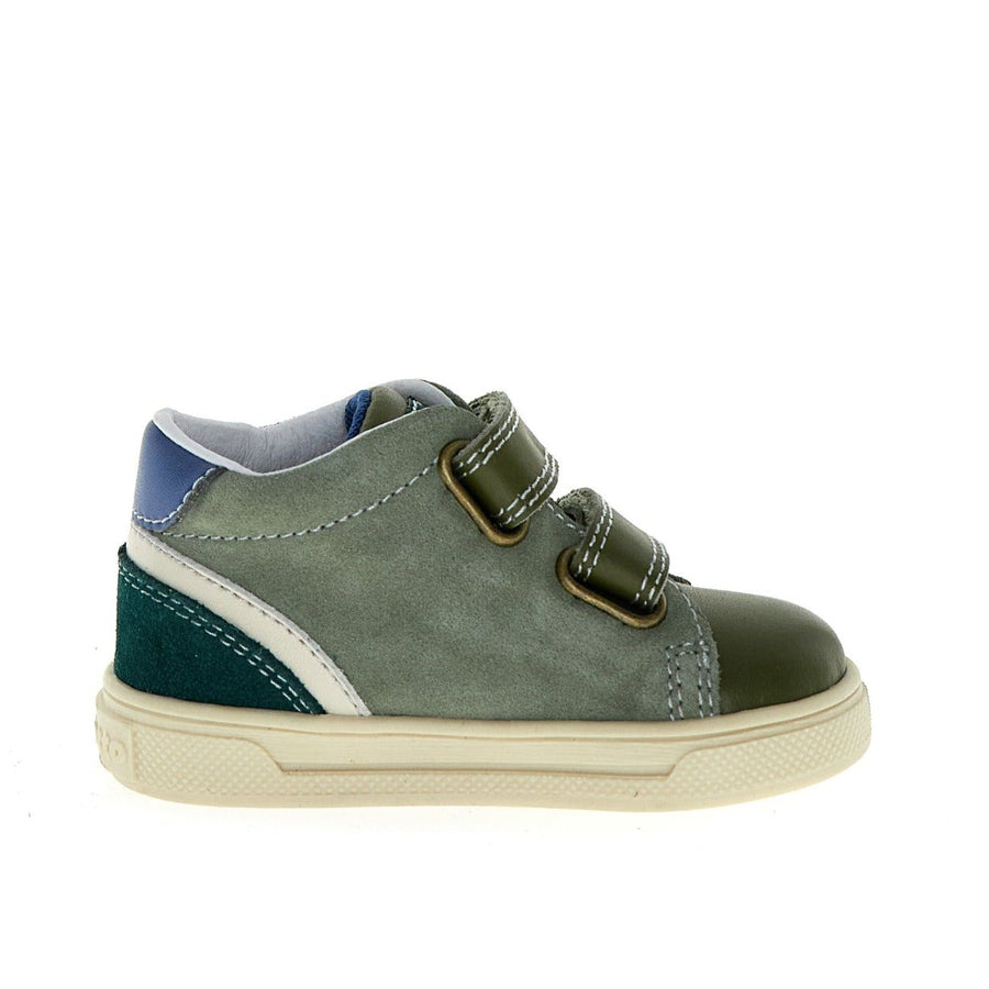 Falcotto Boy's and Girl's Stripi Vl Casual Shoes, Militare/Olive/Milk
