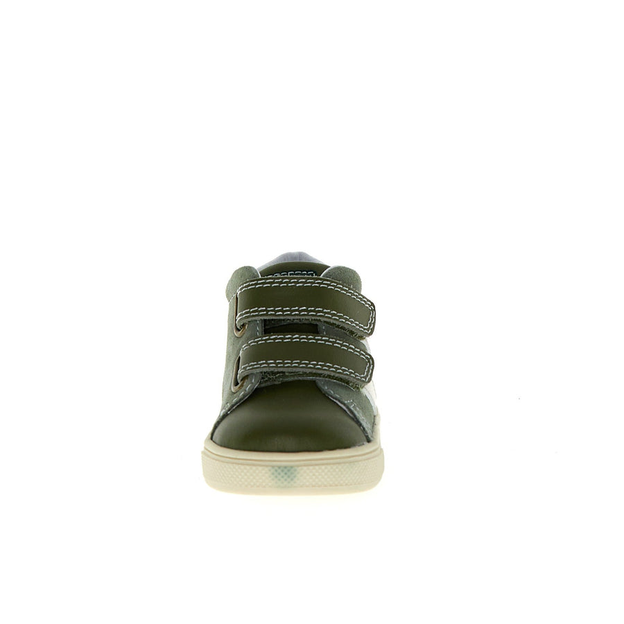 Falcotto Boy's and Girl's Stripi Vl Casual Shoes, Militare/Olive/Milk